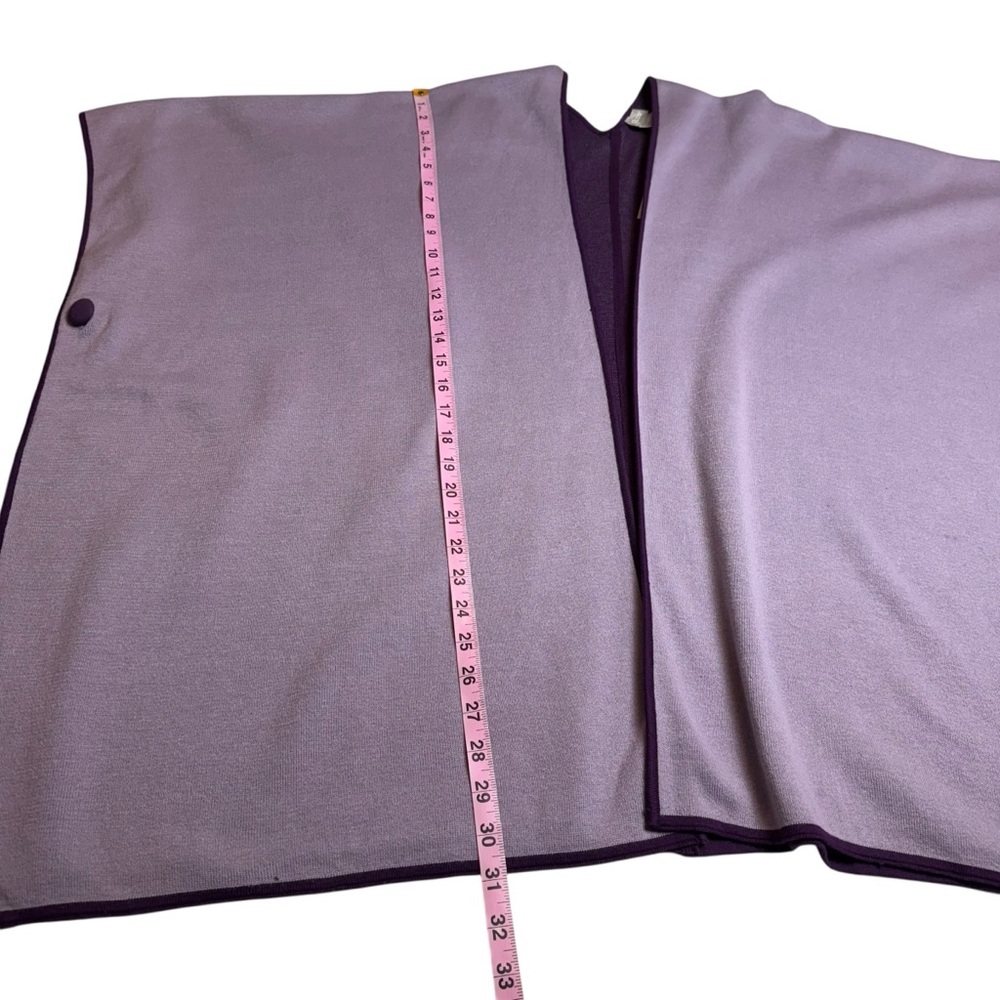 Chico's Reversible Ruana Mystique Purple - Picture 8 of 11